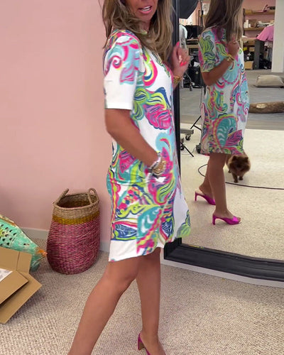 Sofia™ | Robe élégante avec imprimé
