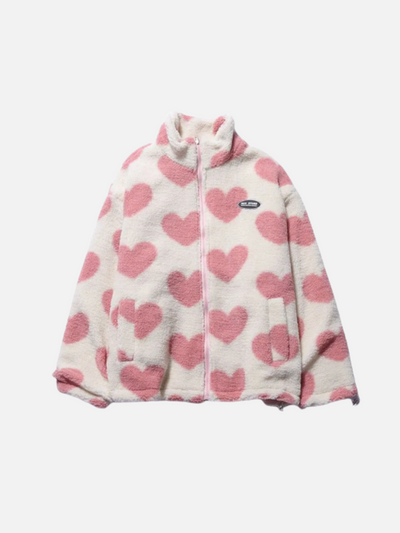 Ava | Double-Sided Heart Coat