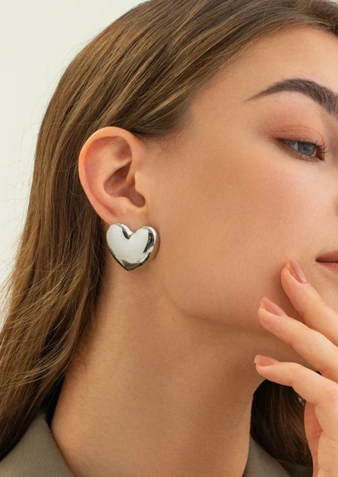 Sienna | Clous d'Oreilles en Forme de Cœur