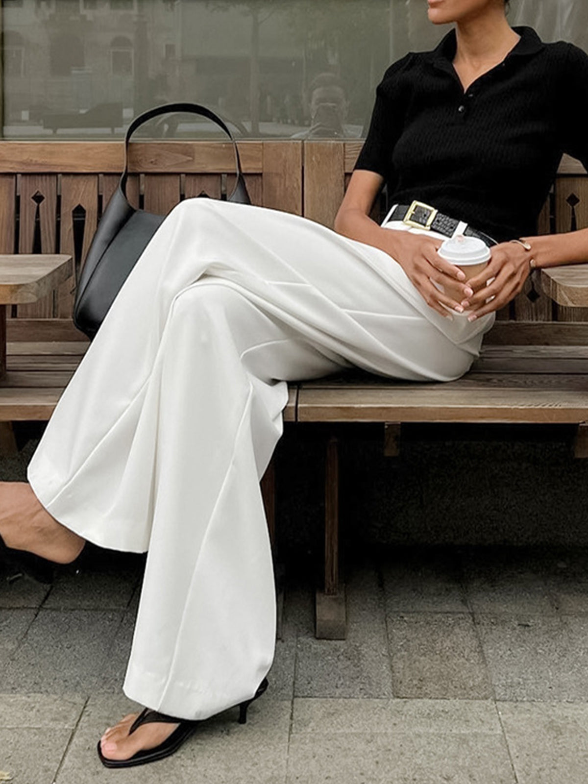 Theodora | Pantalon à Jambes Larges