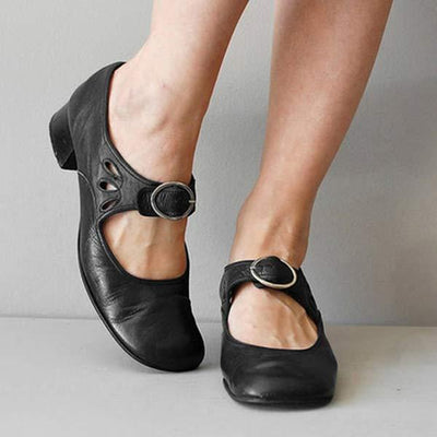 Lucia - Sandales orthopédiques en cuir chic