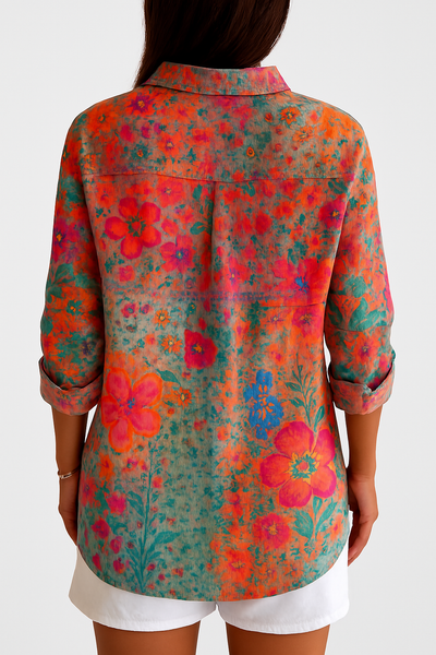 Jasmin | Blouse Patchwork Bohème