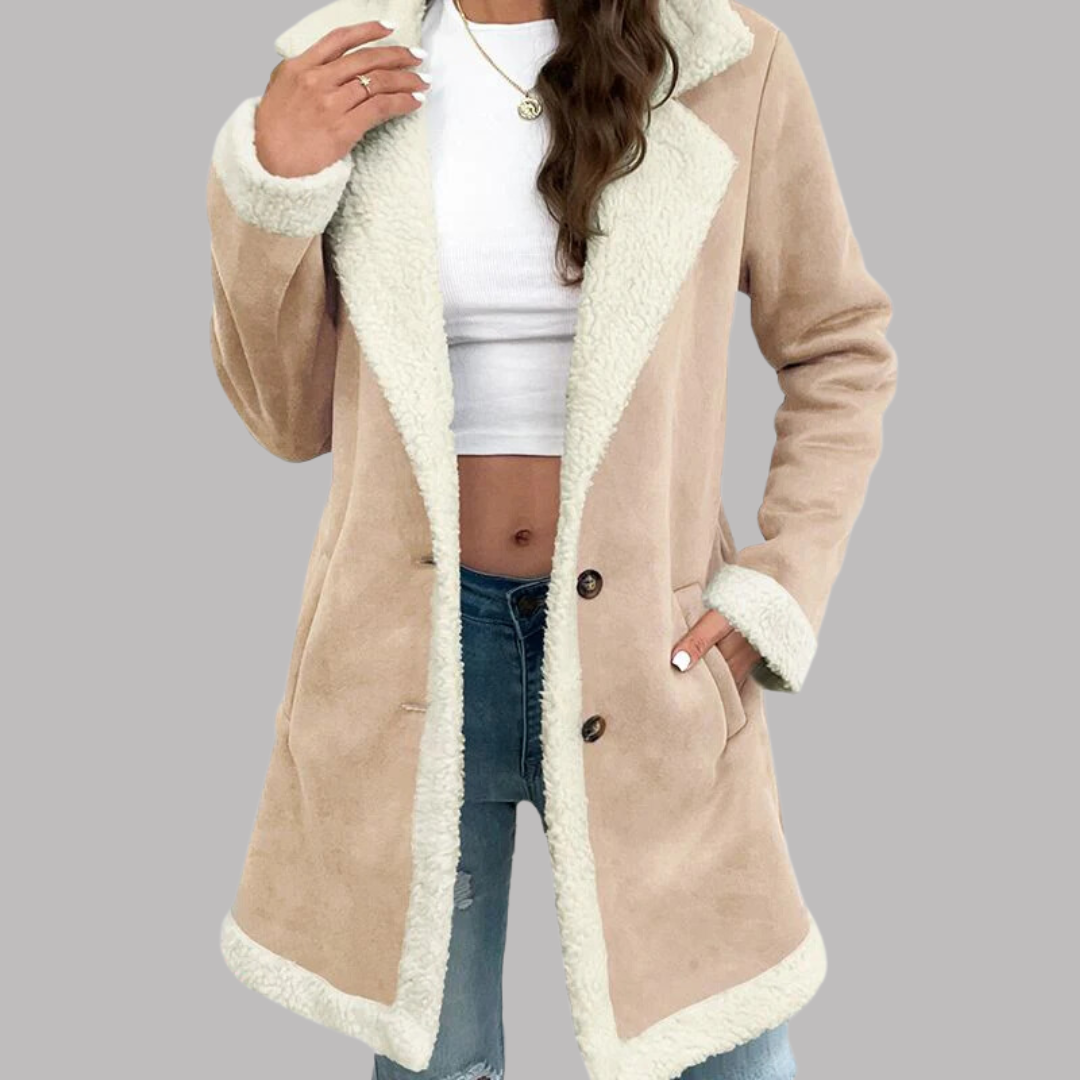 Amelia | Coat with Sherpa Lining
