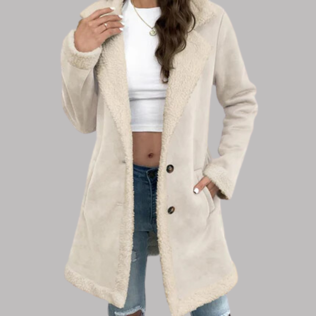 Amelia | Coat with Sherpa Lining