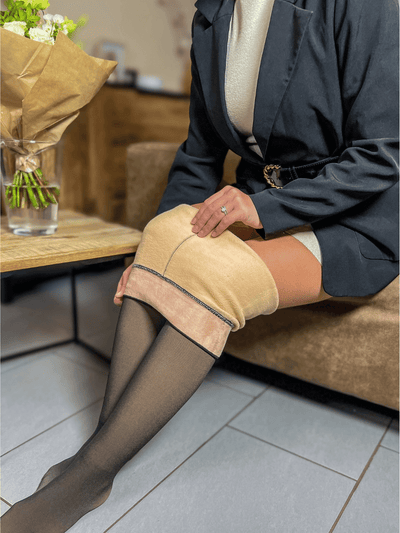 Deena | Collants Polaire Effet Transparent