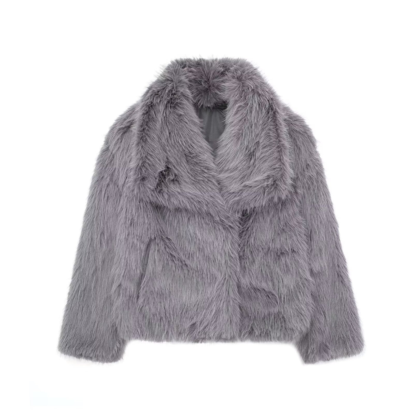 Alena | Manteau en Fausse Fourrure Élégant