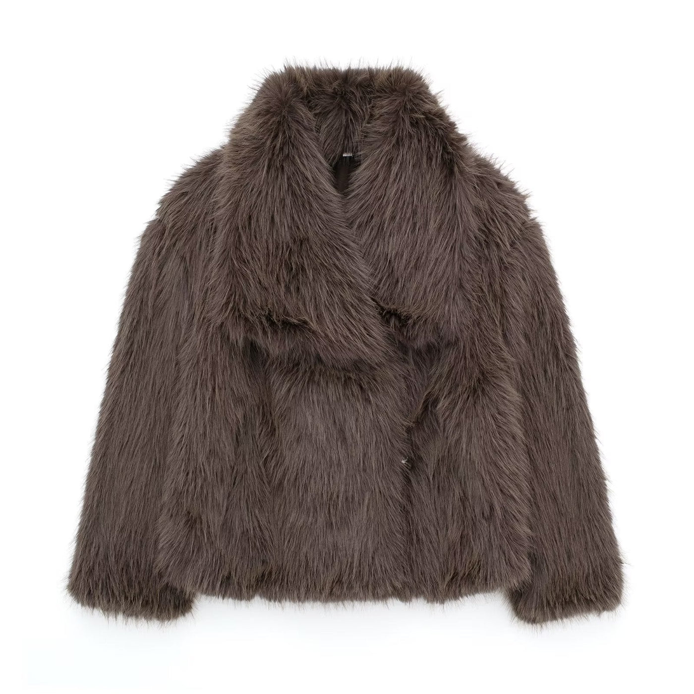 Alena | Manteau en Fausse Fourrure Élégant