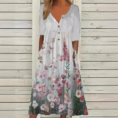Modelia™ | Robe Élégante Cachant Le Ventre