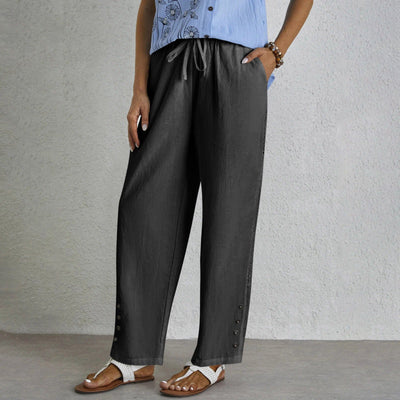 Celena™ | Pantalon Boutonné Sans Effort