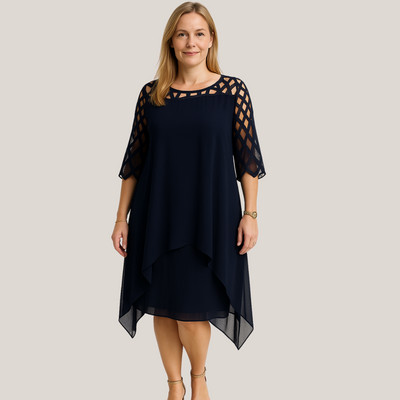Sofia™ | Robe Midi Oversize Élégante