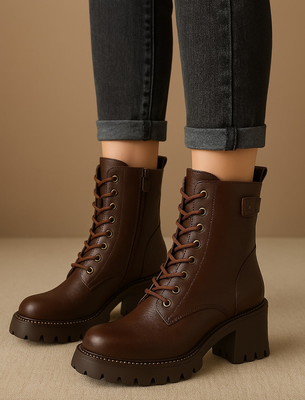 Ruby | Bottes en cuir confortables