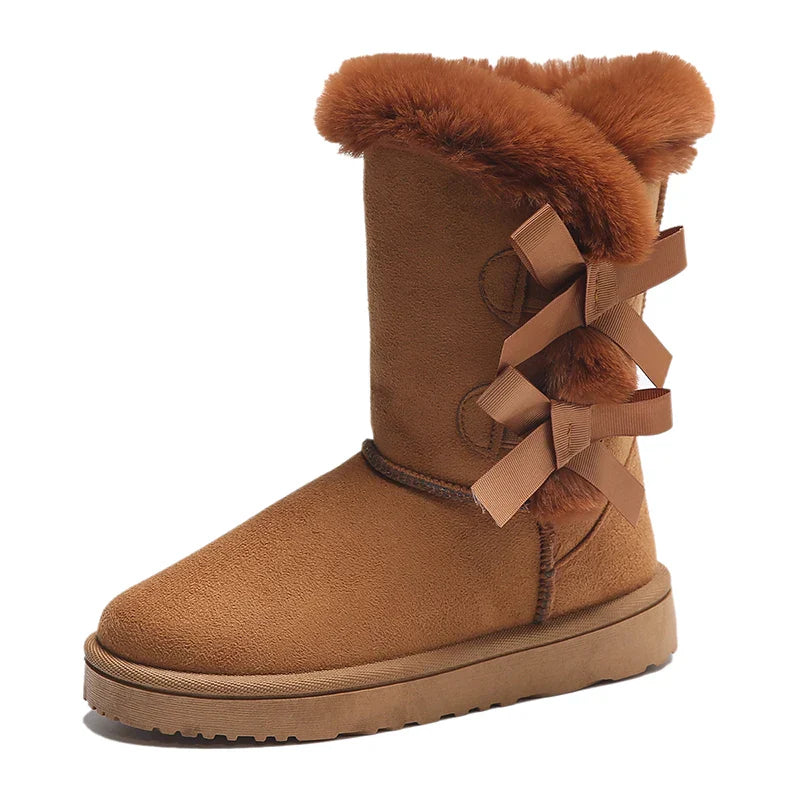 Bella | Suede Butterfly Boots