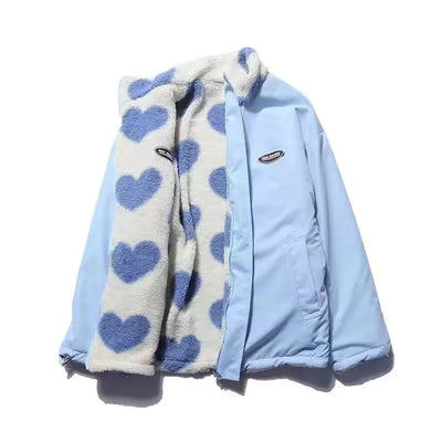 Ava | Double-Sided Heart Coat