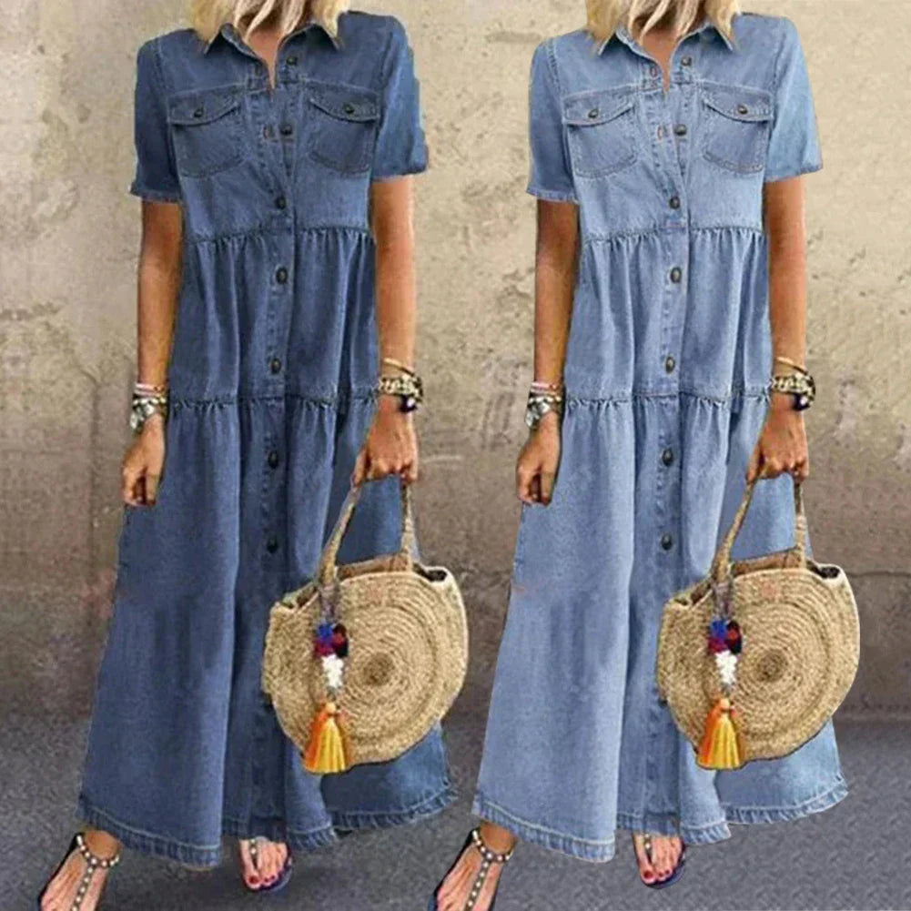 Sofia® | Robe en Denim Doux