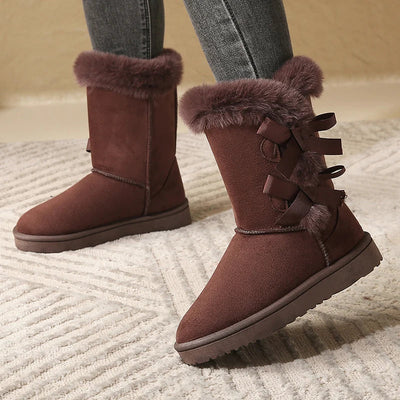 Bella | Suede Butterfly Boots