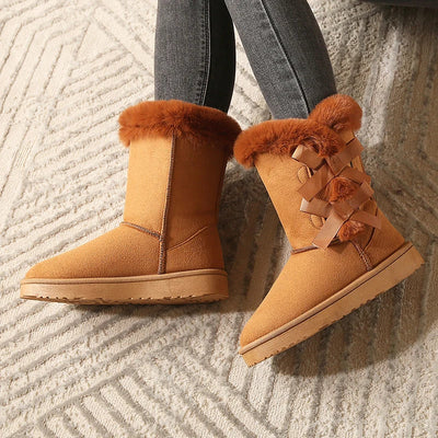 Bella | Suede Butterfly Boots