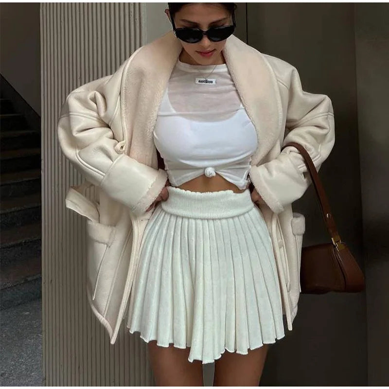 Isadora | Leather Winter Coat