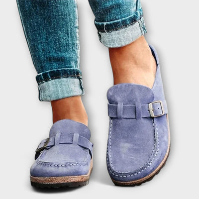 Chaussures dames orthopédiques avec boucle décorative