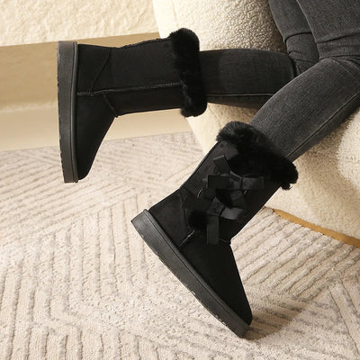 Bella | Suede Butterfly Boots