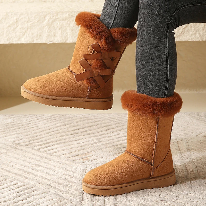 Bella | Suede Butterfly Boots