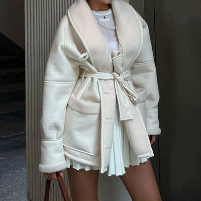 Isadora | Leather Winter Coat
