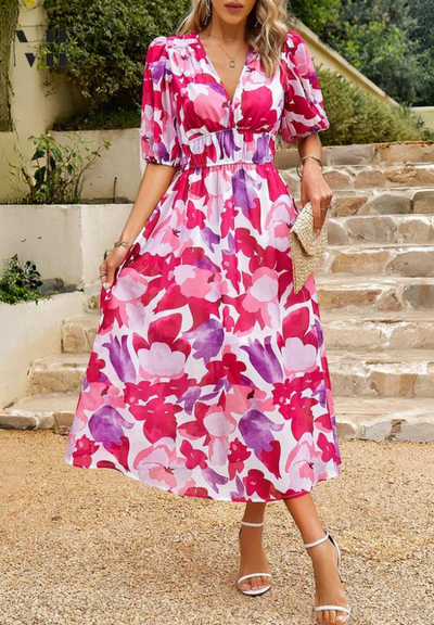 Flore | Robe Florale Élégante