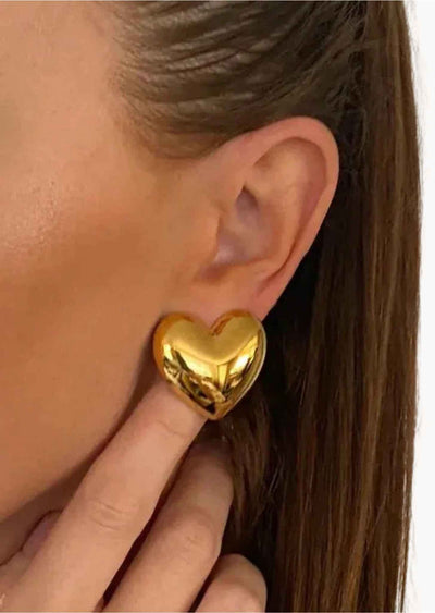 Sienna | Clous d'Oreilles en Forme de Cœur