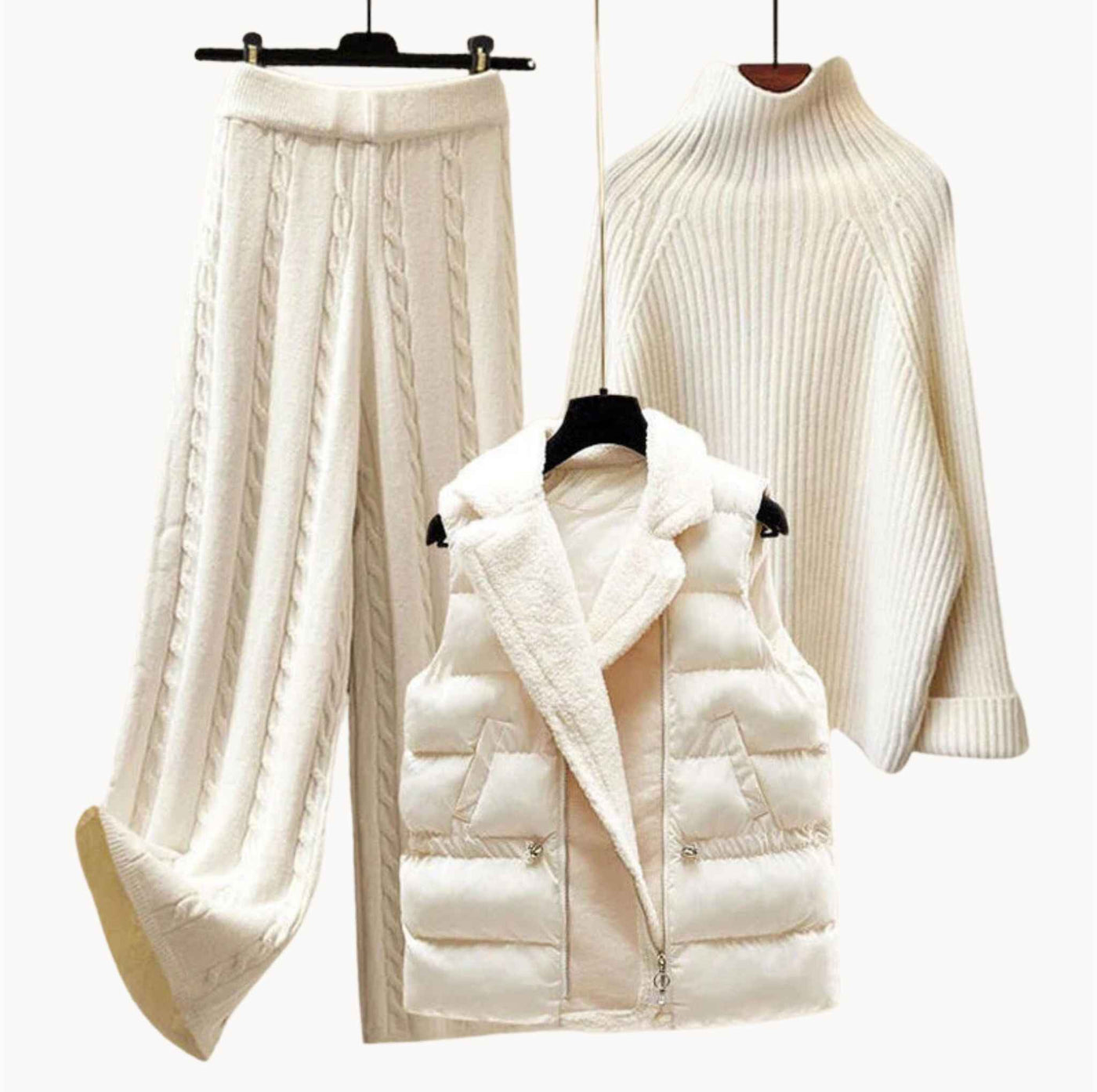Lucy | Ensemble de tricot confortable et douillet