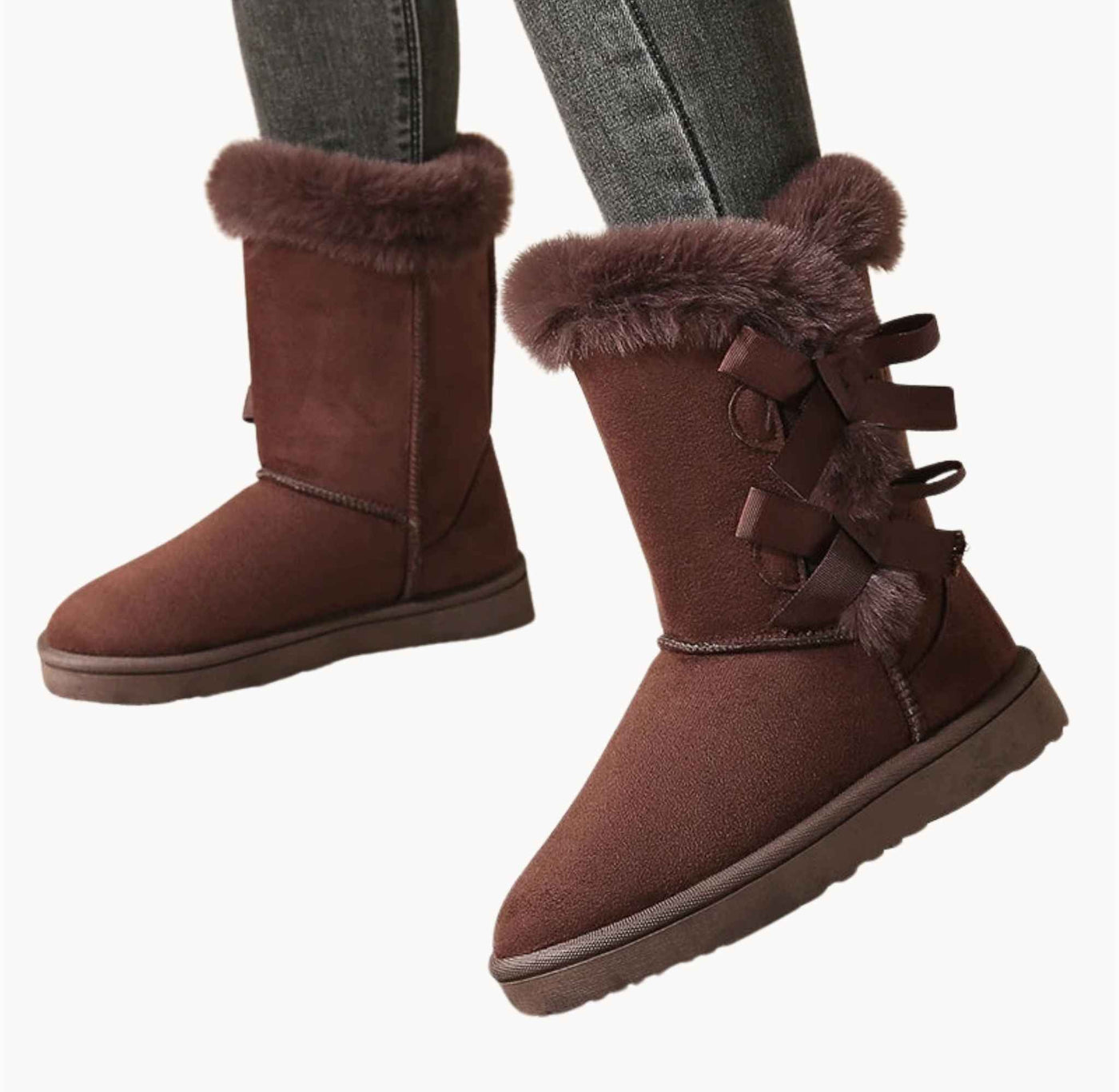 Bella | Suede Butterfly Boots