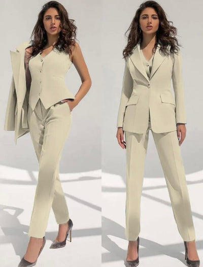 Faye | 3-Piece Premium Blazer Suit
