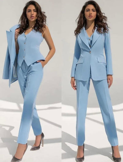 Faye | 3-Piece Premium Blazer Suit