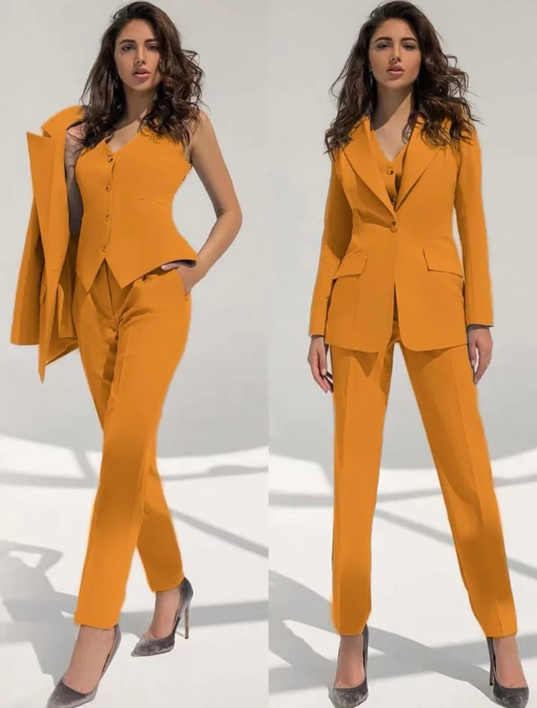Faye | 3-Piece Premium Blazer Suit