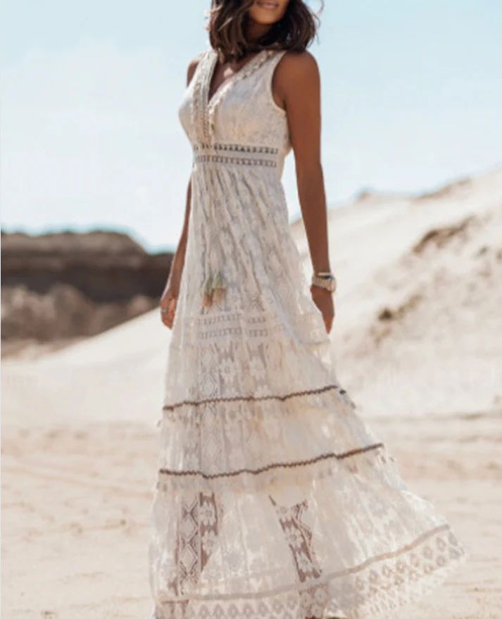 Nina | Robe Bohémienne de Luxe