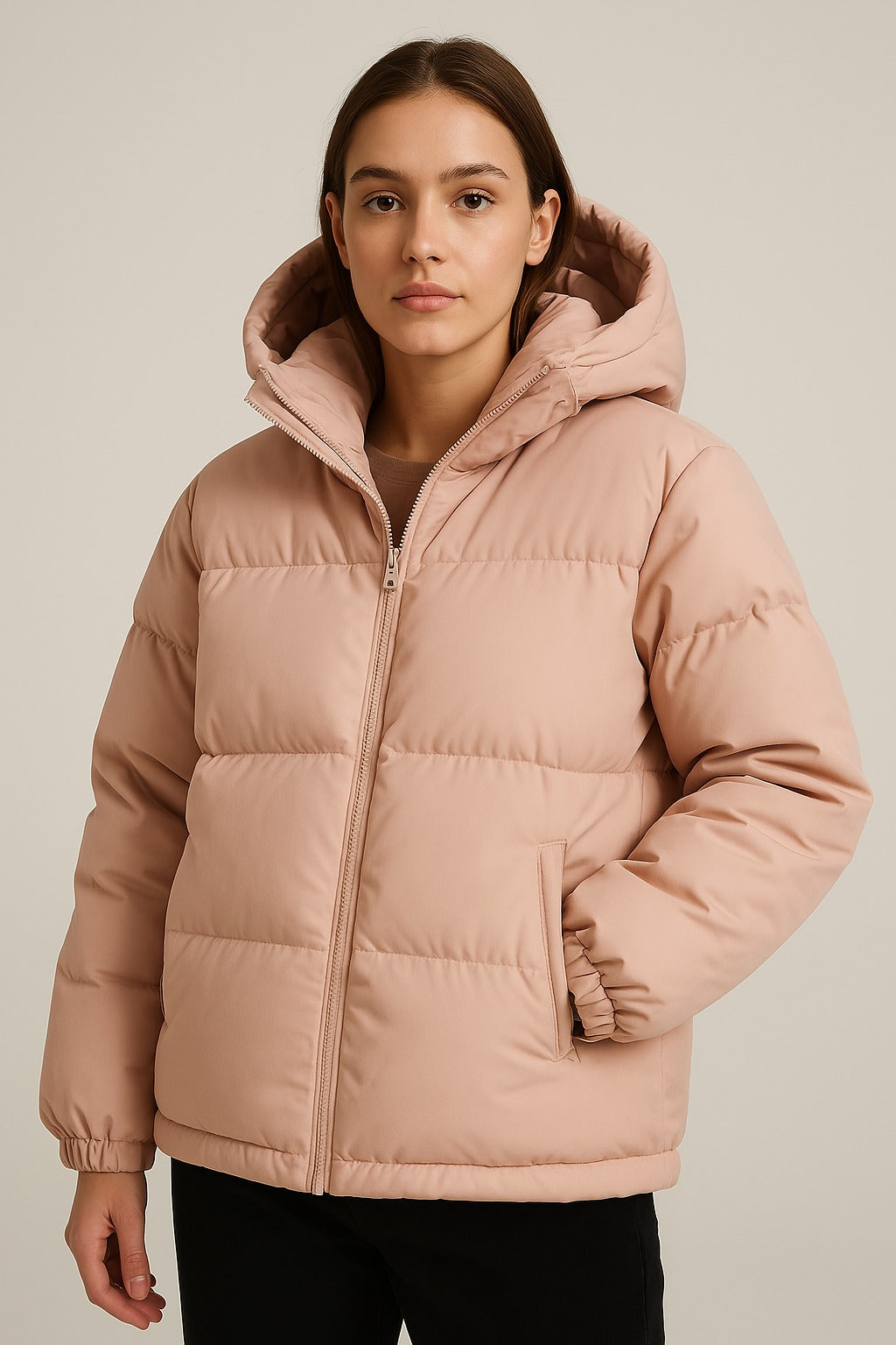 Lara | Doudoune Matelassée à Capuche Luxueuse
