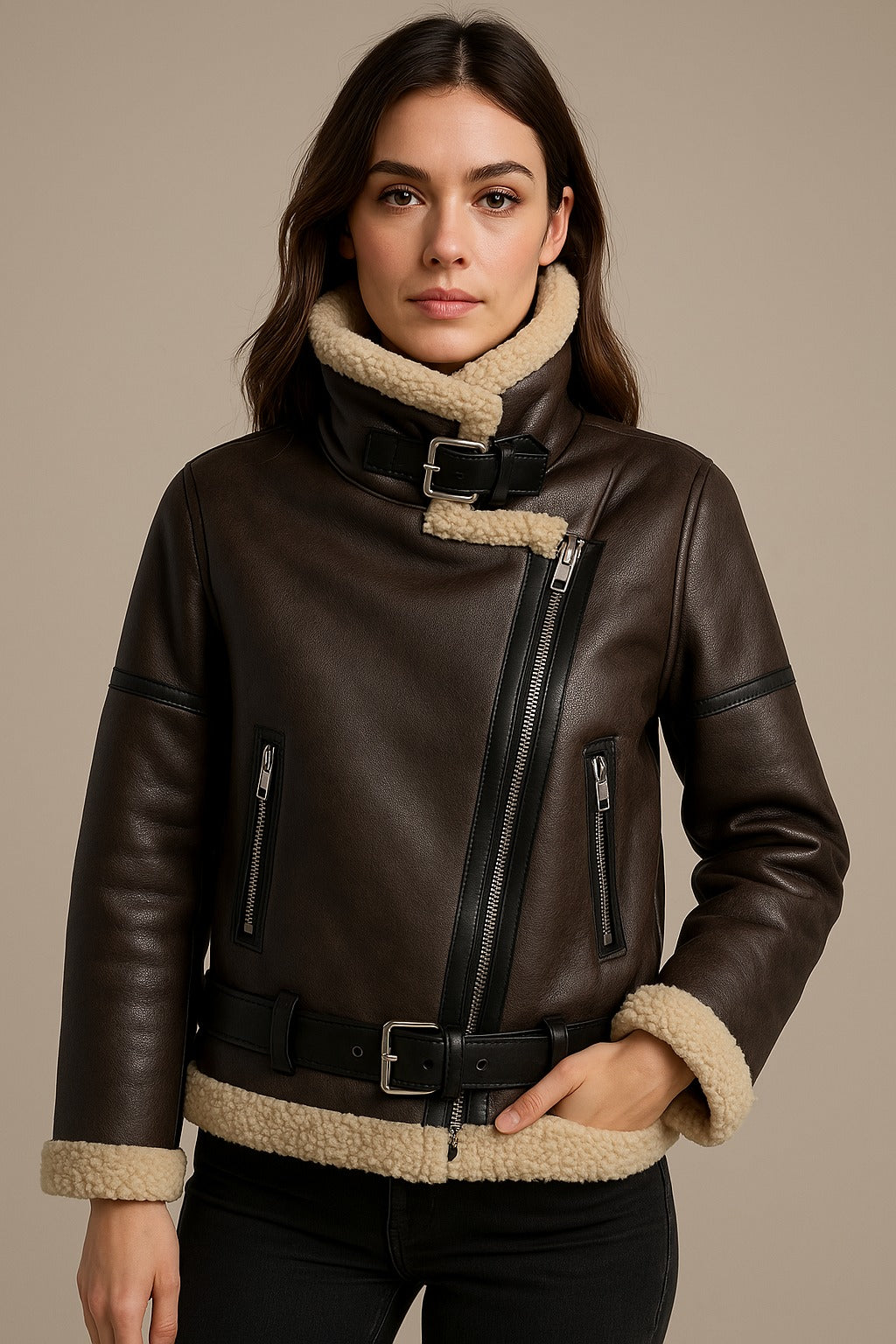 Charlotte | Cosy Water-Repellent Trench Coat