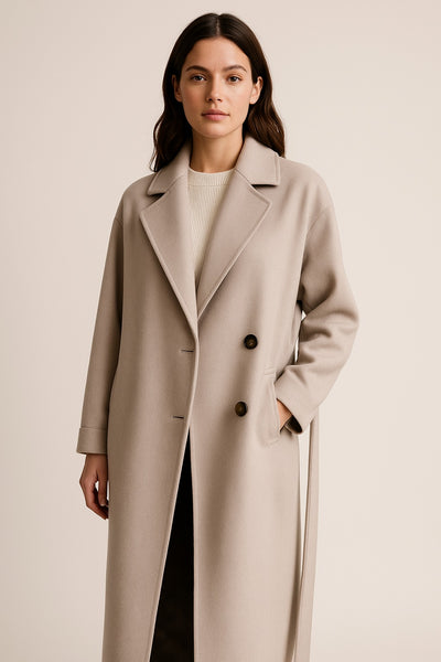 Nicky | Manteau Trench en Cachemire