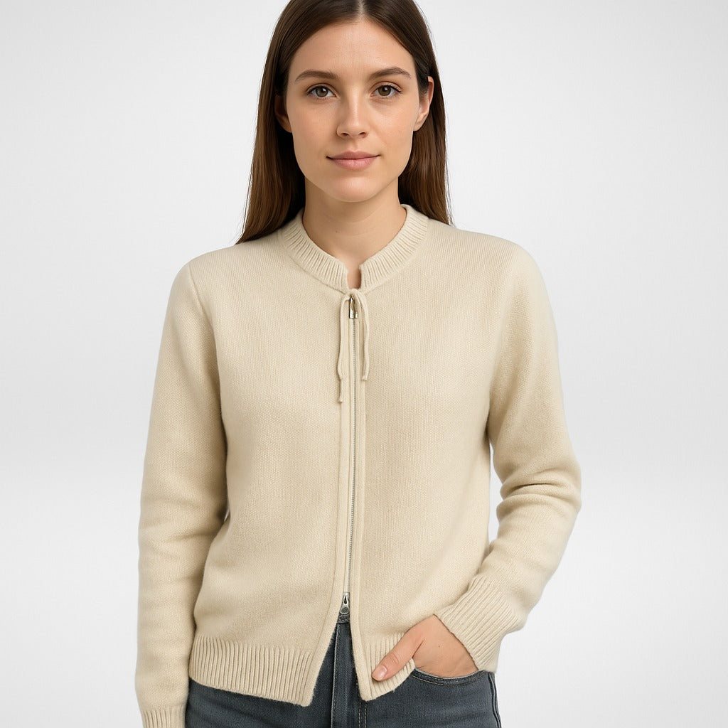 Giovana | Cardigan Maille Zippée