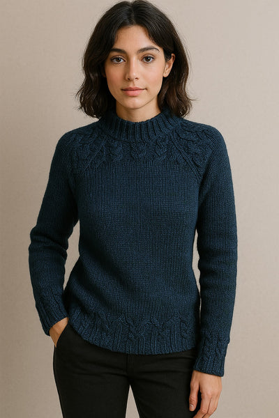 Bernadette | Pull col roulé vintage