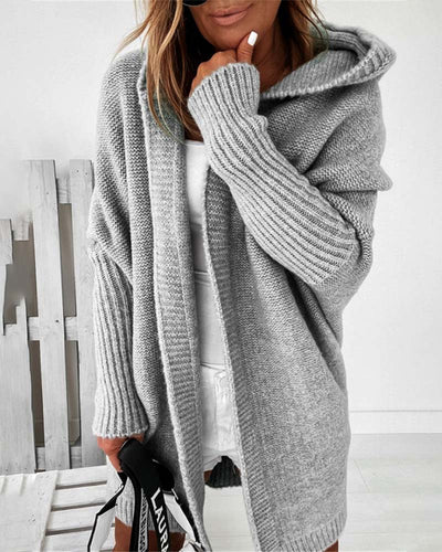 Claudine | Cardigan Long à Capuche