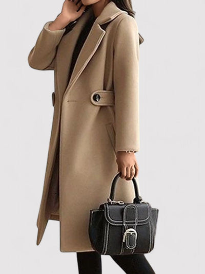 Elise | Manteau d'hiver ceinturé en laine