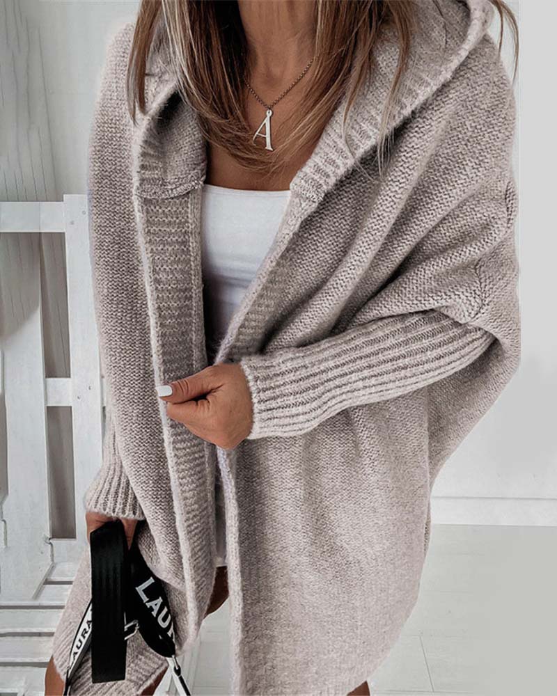 Claudine | Cardigan Long à Capuche