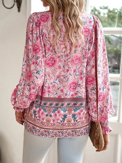 Arya | Blouse Paysanne Boho Blossom