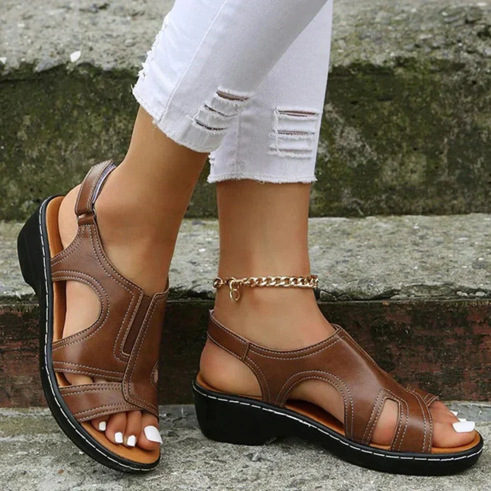 Jolie - Sandales Orthopédiques en Cuir