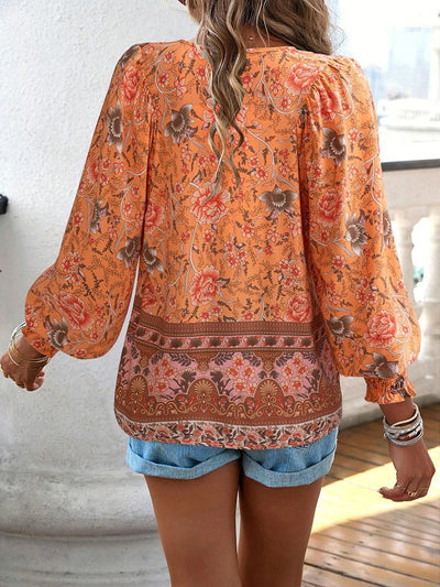 Arya | Blouse Paysanne Boho Blossom