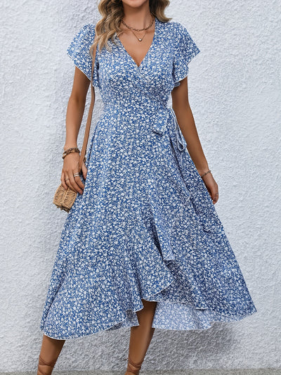 Janine | Robe Florale Petite Élégante
