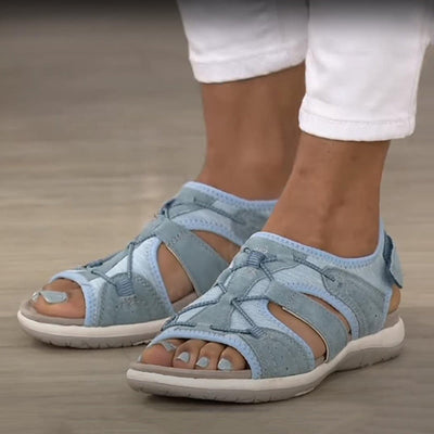 Daphne - Sandales d'été stylées et réglables avec soutien de la voûte plantaire