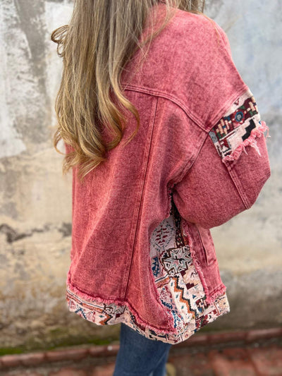 Sofia® | Veste Décontractée en Jean Patchwork