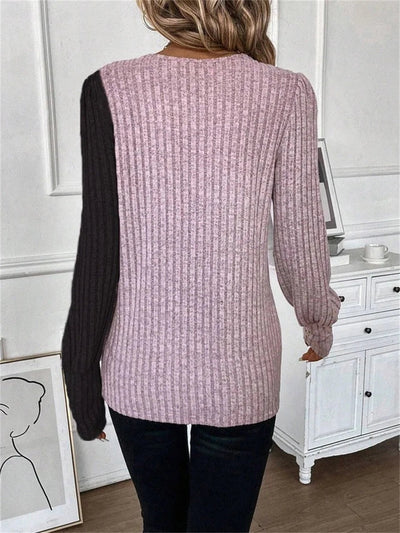 Janet | Pull en tricot élégant avec fermeture à boutons