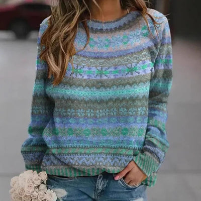 Monique | Pull d'Hiver Rétro