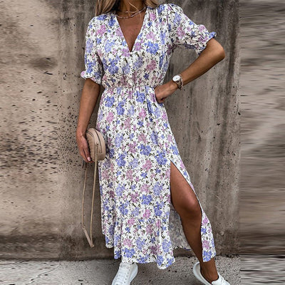 Naila™ | Robe Fleurie Élégante